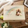 Personalised Rainbow Bridge Photo Pet Keepsake Box, thumbnail 1 of 12
