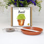 Gardening Gift. Grow Your Own Herbs. Basil Seeds Kit, thumbnail 1 of 4