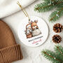 Personalised Woodland Reindeer Christmas Bauble, thumbnail 3 of 11