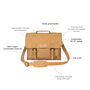 Personalised Cork Leather Messenger Bag, thumbnail 4 of 8