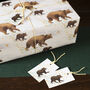 'Wandering Bears' Luxury, Recycled Wrapping Paper Pack, thumbnail 5 of 10