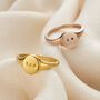 Personalised Initials Signet Ring, thumbnail 2 of 7