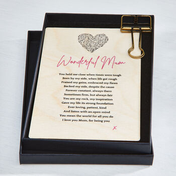 Letterbox Gift For Sisters, Hanging Wooden Sister Poem, 9 of 12