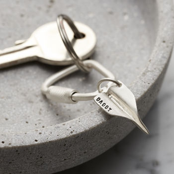 Personalised Silver Paper Plane Keyring, 2 of 6