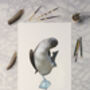 Blue Footed Booby Giclée Art Print, thumbnail 2 of 3