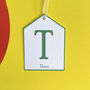 Personalised Initial Gift Tag - Small, thumbnail 7 of 8