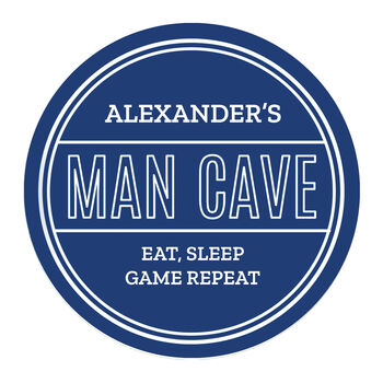 Personalised Man Cave Heritage Plaque Sign, 5 of 5