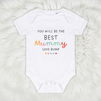 You Will Be The Best Mummy Or Daddy To Be Personalised Babygrow, 2 of 7
