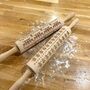 Christmas Wooden Rolling Pin, thumbnail 1 of 4