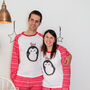 Personalised Nordic Penguin Family Christmas Pyjamas, thumbnail 4 of 12