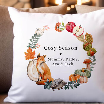 Personalised Autumn Cushion, 2 of 2