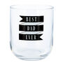 Best Dad Ever Whisky Tumbler, thumbnail 2 of 7