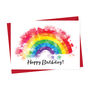 Personalised Rainbow Happy Birthday Card, thumbnail 5 of 5