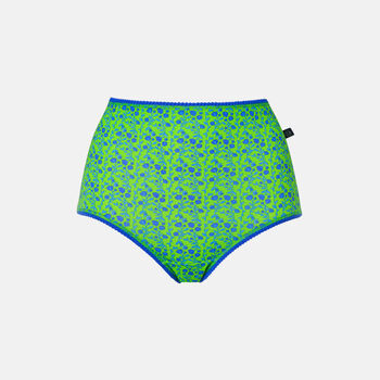 Women's 'Boom Bloom!' Four Pack Bamboo Full Briefs, 6 of 12