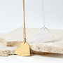Personalised Special Date Gold Plated Heart Necklace, thumbnail 3 of 12
