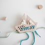 Tug Boat Wooden Lacing Toy, thumbnail 3 of 4