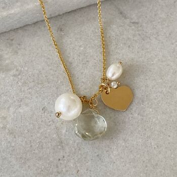 Gemstone Charm Necklace, 8 of 11