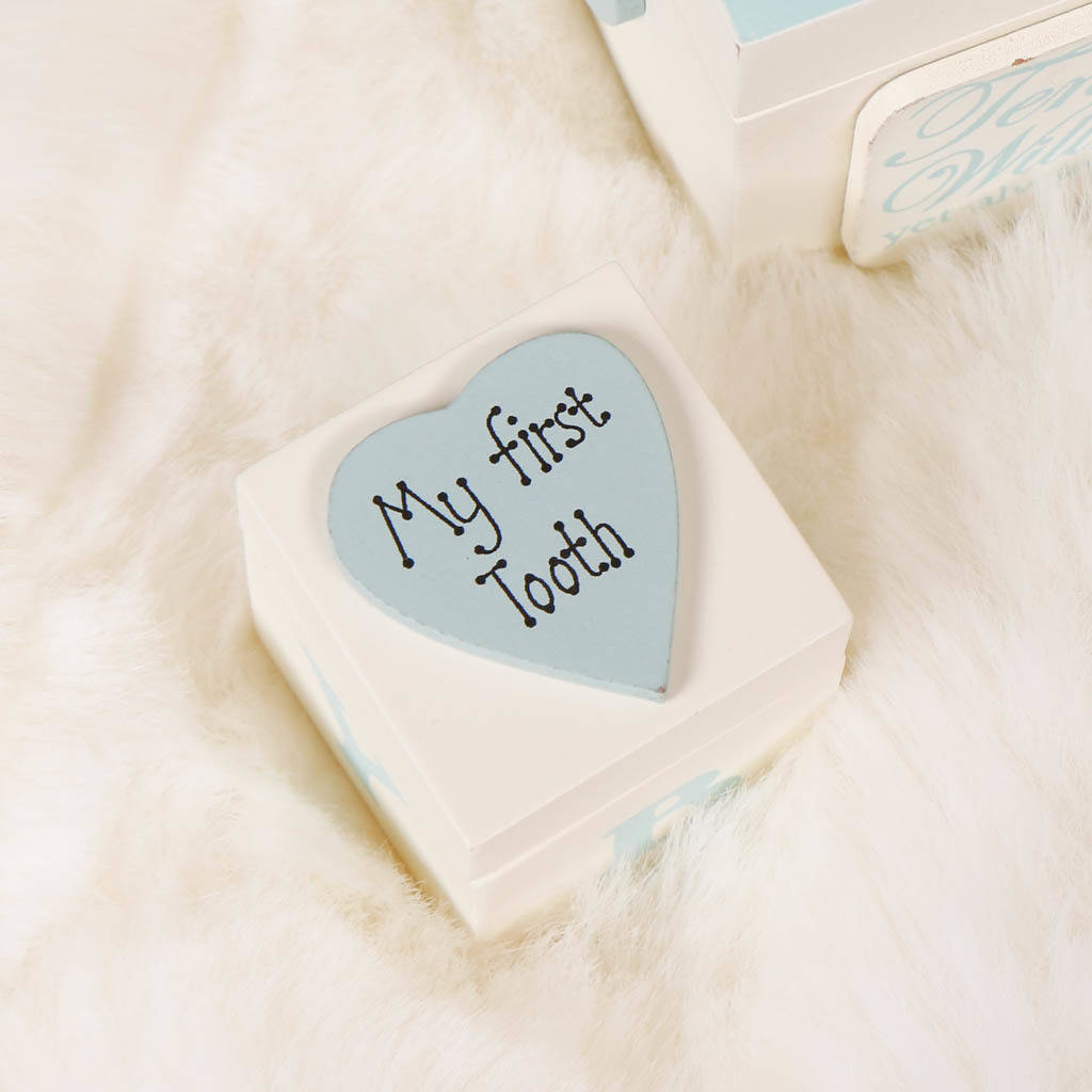 Baby's First Tooth And Curl Keepsake Boxes By Bebe Beau