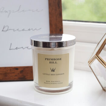 Little Miss Primrose Hill Floral Scented Candle, 3 of 4