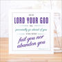 'God Will Go Ahead' Contemporary Bible Verse Card, thumbnail 1 of 4