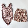 Matching Family Ladies Leopard Swimsuit, thumbnail 5 of 8