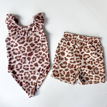 Matching Family Ladies Leopard Swimsuit, 5 of 8
