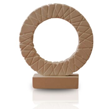 Natural Stone Travertine Ring Sculpture, 2 of 2