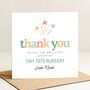 Thank You Teacher Card For Nursery, thumbnail 2 of 7