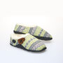Ellen Grey/Lime Nordic Women's Slippers Indoor/Garden Shoes, thumbnail 5 of 12