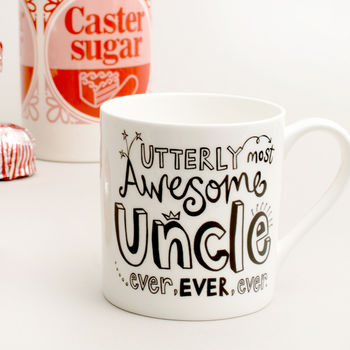 'Awesome' Uncle Fine China Mug, 3 of 3
