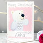 Personalised Arctic Polar Bear Christmas Card, thumbnail 3 of 6