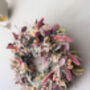 Dried Preserved Eucalyptus Wreath With Roses, thumbnail 4 of 4