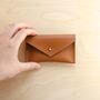 Personalised Recycled Leather Card Holder, thumbnail 4 of 12
