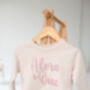 Personalised Embroidered Name 'One' First Birthday Sweatshirt Jumper, thumbnail 2 of 7