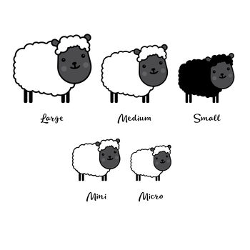 Personalised Sheep Family Print, 8 of 8