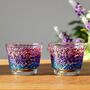 Berry Hand Painted Tea Light Holders, thumbnail 1 of 9
