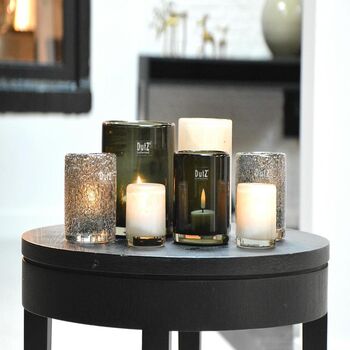 Glass Cylinder C4 Candleholder Vase Smoke, 2 of 9