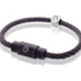 Personalised Stainless Steel Anthracite Cable Bracelet, thumbnail 1 of 12