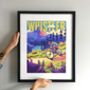 Whistler Bike Park Mountain Biking Art Print, thumbnail 5 of 7