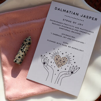 Dalmatian Jasper Crystal Tower For Joy And Positivity, 2 of 6