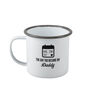 Personalised Day You Became My Daddy Enamel Mug, thumbnail 5 of 7