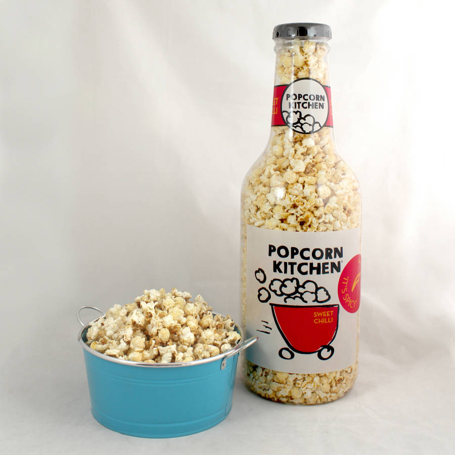 giant 'money box' gourmet popcorn bottle by popcorn kitchen