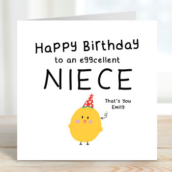 Personalised Funny Niece Birthday Card, 2 of 3