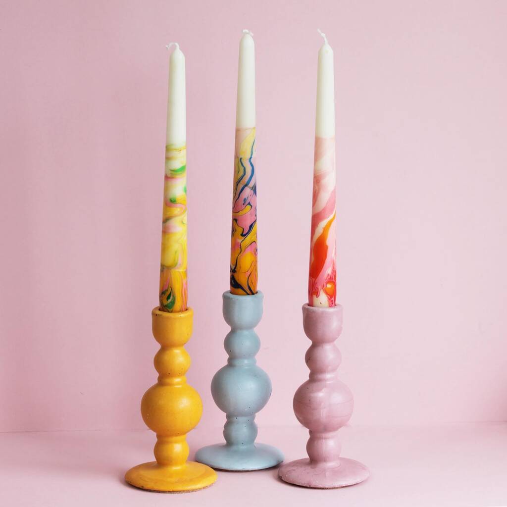 Candle Marbling Kit With Choice Of Paint Colours, 1 of 7