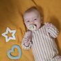 Ivory Star Teether Bibs Baby Bitie, thumbnail 7 of 8