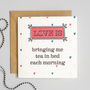 'Love Is' Fun Valentine's Day Card, thumbnail 1 of 2