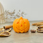 Autumn Orange Pumpkin Candle Halloween Gifts Autumn Candles, thumbnail 1 of 10