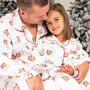 Men's Personalised Christmas Santa Print Pyjamas, thumbnail 5 of 7