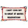 I Don't Cook Needlepoint Cushion, thumbnail 2 of 2