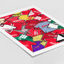 Liverpool Football Shirt Mash Up Print, thumbnail 3 of 3